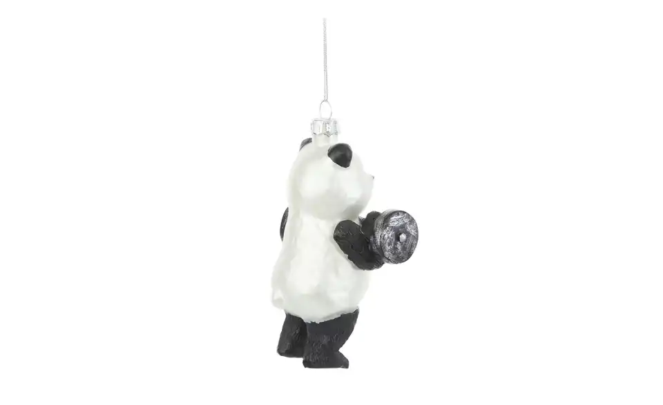 HOME STORY Weihnachtsbaumschmuck Panda, Rückansicht