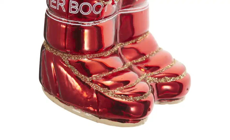 HOME STORY Weihnachtsbaumschmuck Stiefel, Detailansicht