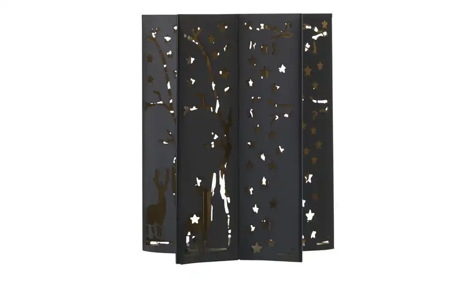 HOME STORY Windlicht Stern, Frontansicht