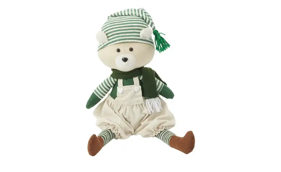 HOME STORY Weihnachtsfigur Bär, Frontansicht