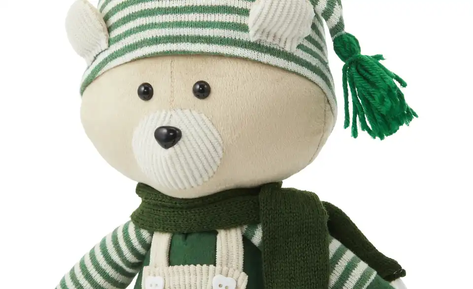 HOME STORY Weihnachtsfigur Bär, Detailansicht