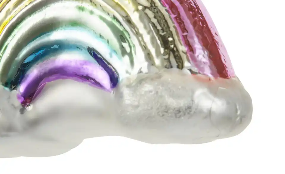 HOME STORY Weihnachtsbaumschmuck Regenbogen, Detailansicht