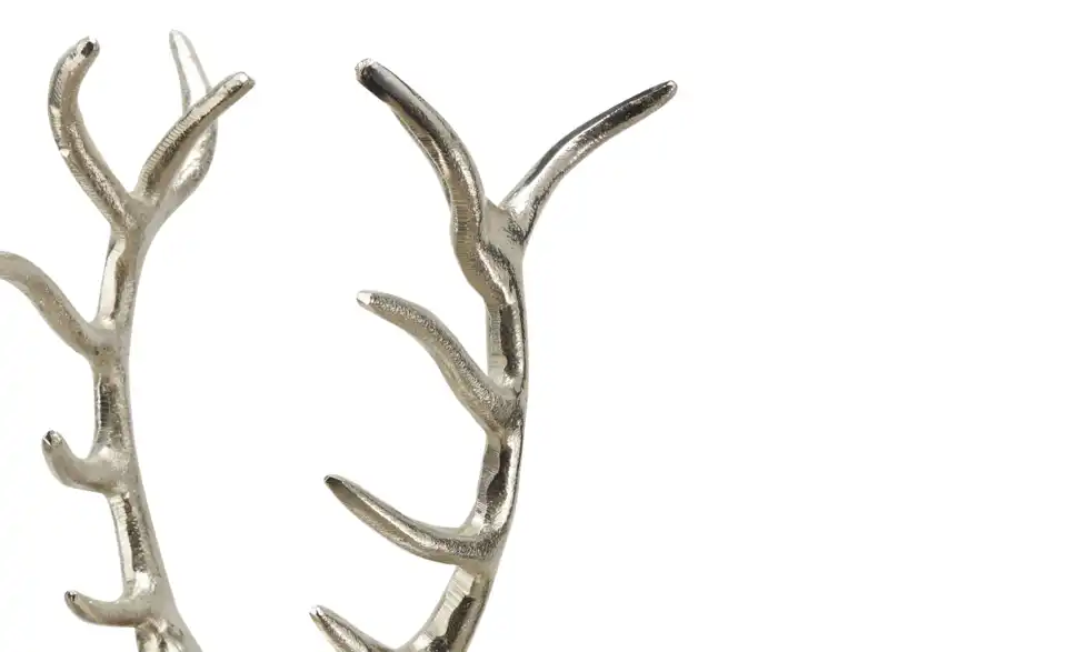 HOME STORY Figur Hirsch mit Pfeife, Detailansicht