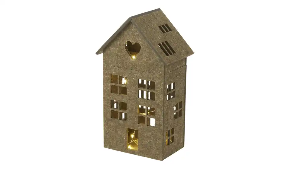 HOME STORY LED Dekohaus, Beleuchtet