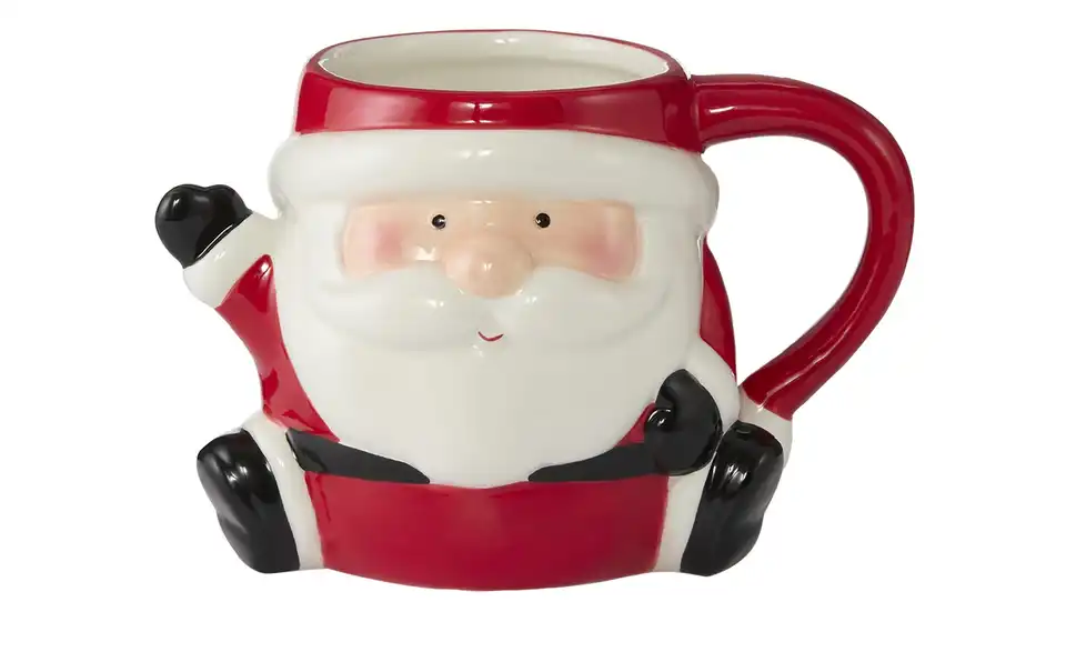 HOME STORY Tasse Weihnachtsmann, Frontansicht