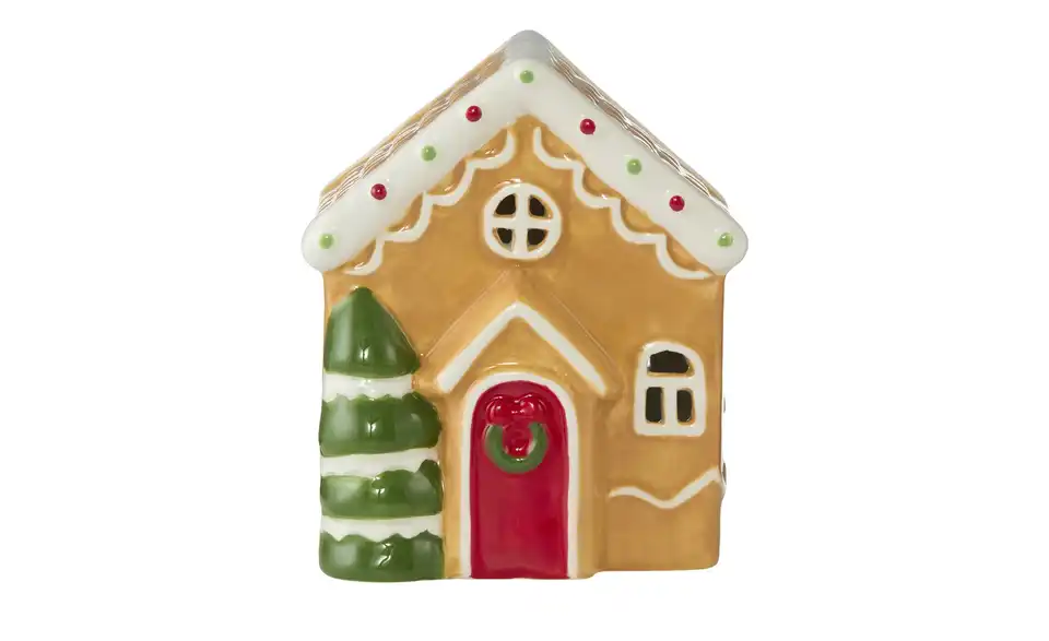 HOME STORY Deko Weihnachtshaus, Frontansicht