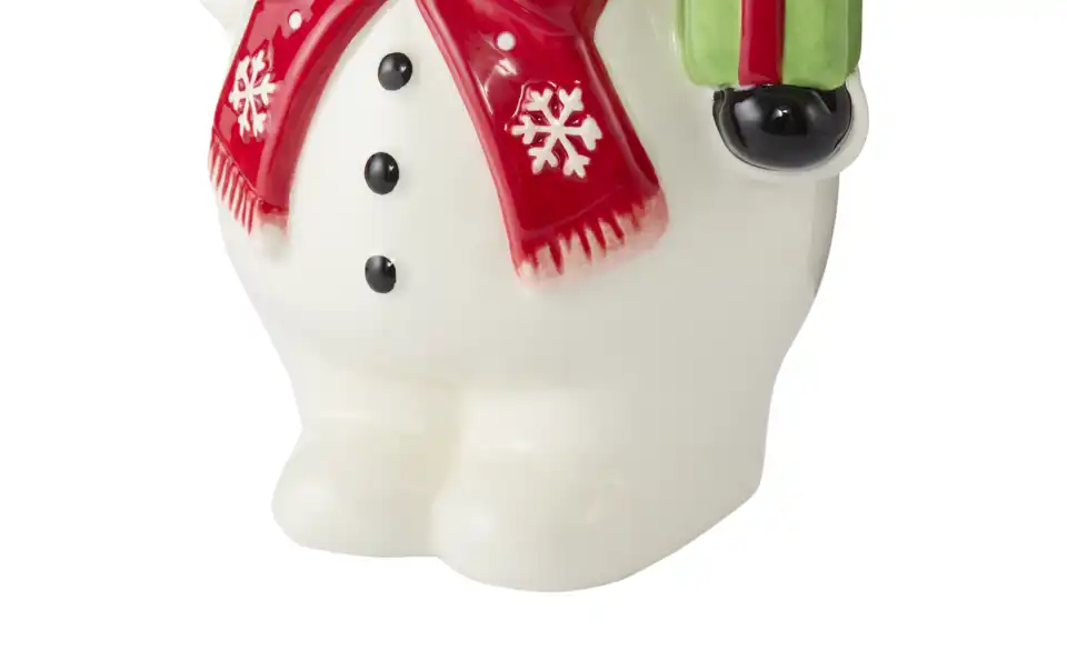 HOME STORY Keksdose Schneemann, Detailansicht