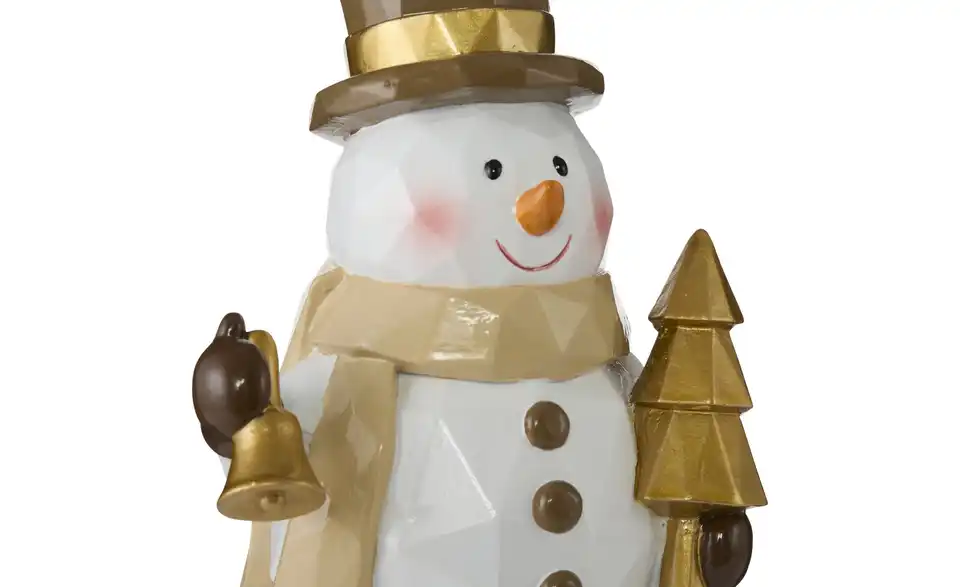 HOME STORY Dekofigur Schneemann, Detailansicht