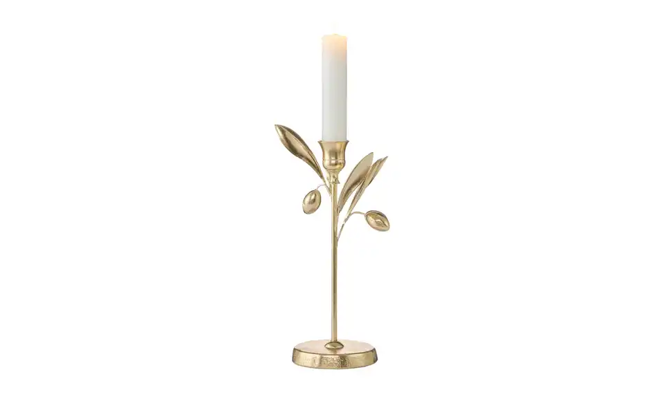 HOME STORY Kerzenhalter Olive, Beleuchtet