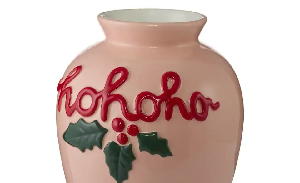 HOME STORY Vase Ho Ho Ho, Detailansicht