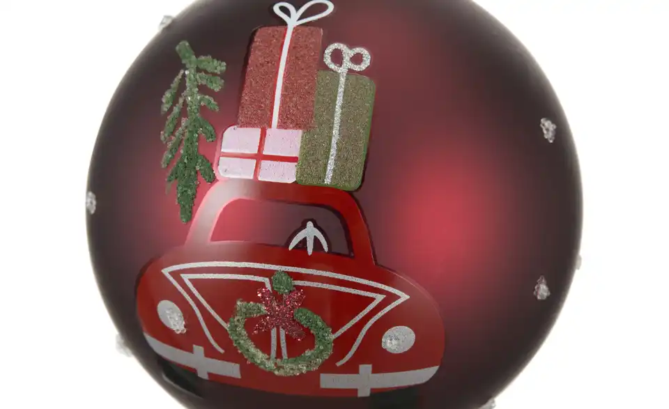 HOME STORY Weihnachtsbaumkugel Auto, Detailansicht