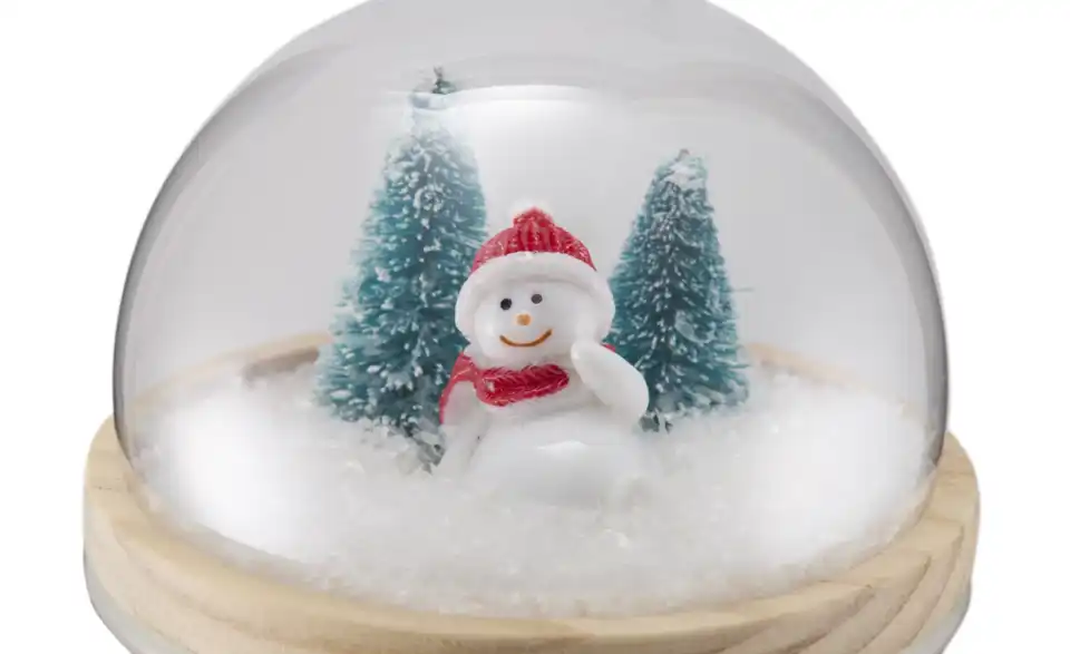 HOME STORY Duftkerze Schneekugel, Detailansicht