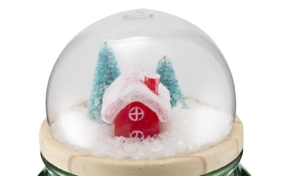 HOME STORY Duftkerze Schneekugel, Detailansicht