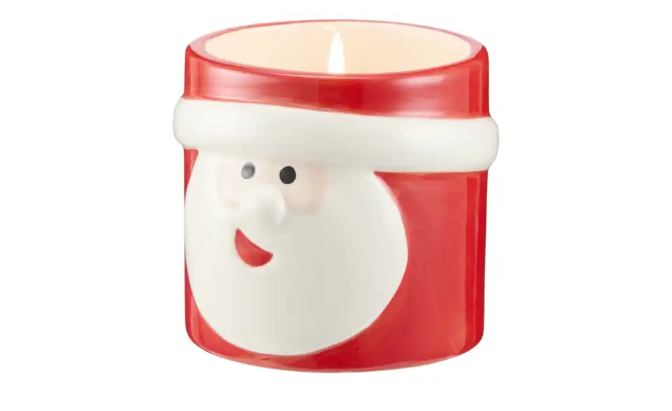 HOME STORY Duftkerze Santa, Beleuchtet