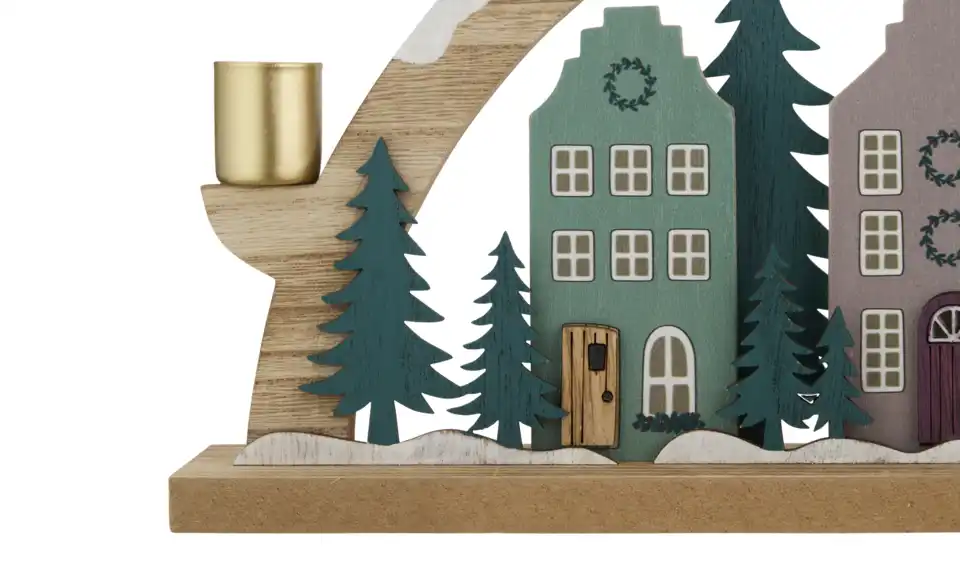 HOME STORY Kerzenhalter Schwibbogen, Detailansicht