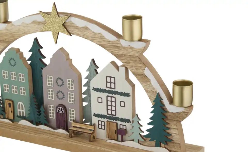 HOME STORY Kerzenhalter Schwibbogen, Detailansicht