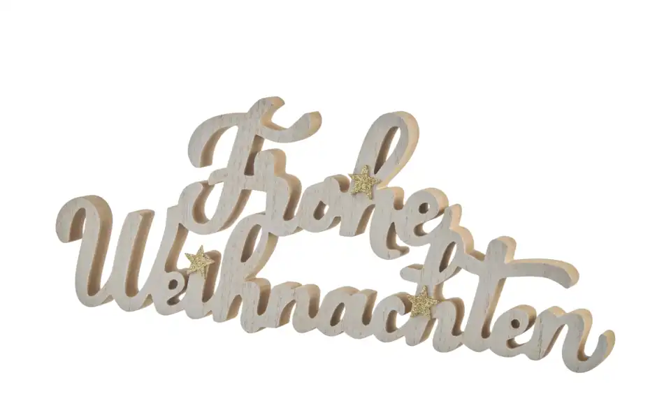HOME STORY Schriftzug Frohe Weihnachten, Perspektive