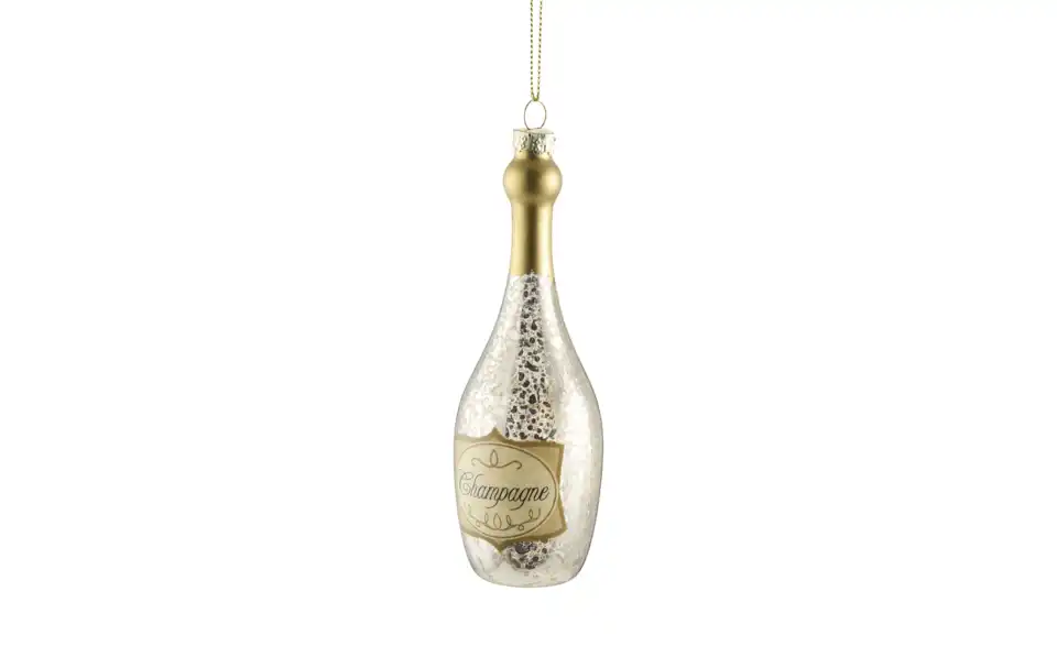 HOME STORY Baumschmuck Champagnerflasche, Perspektive