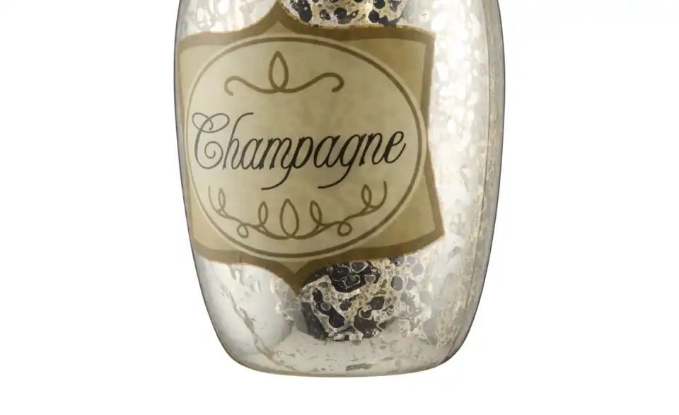 HOME STORY Baumschmuck Champagnerflasche, Detailansicht