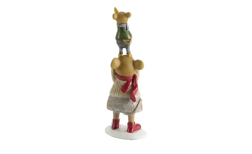 Weihnachtsfigur Maus, Rückansicht