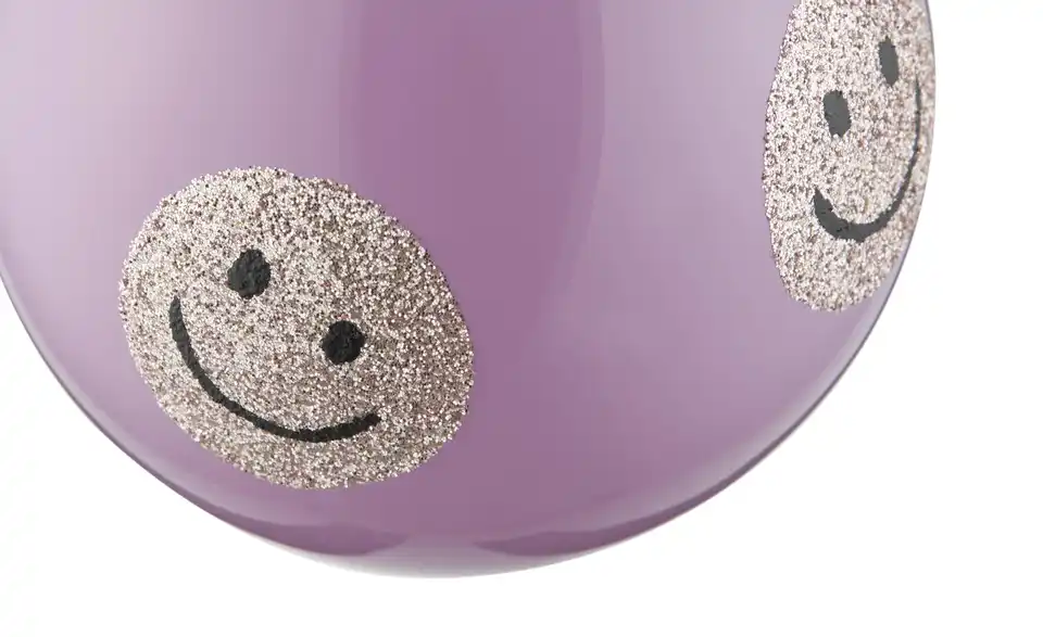 HOME STORY Weihnachtsbaumkugel Smiley, Detailansicht