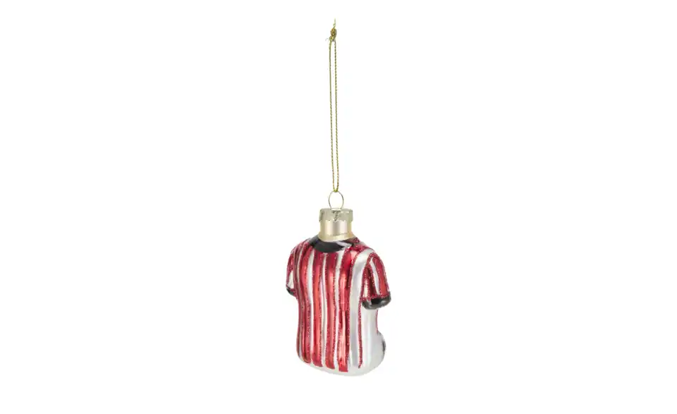 Weihnachtsbaumschmuck Fußball, 2er Set, Rückansicht