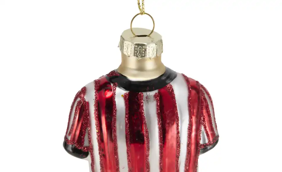 Weihnachtsbaumschmuck Fußball, 2er Set, Detailansicht