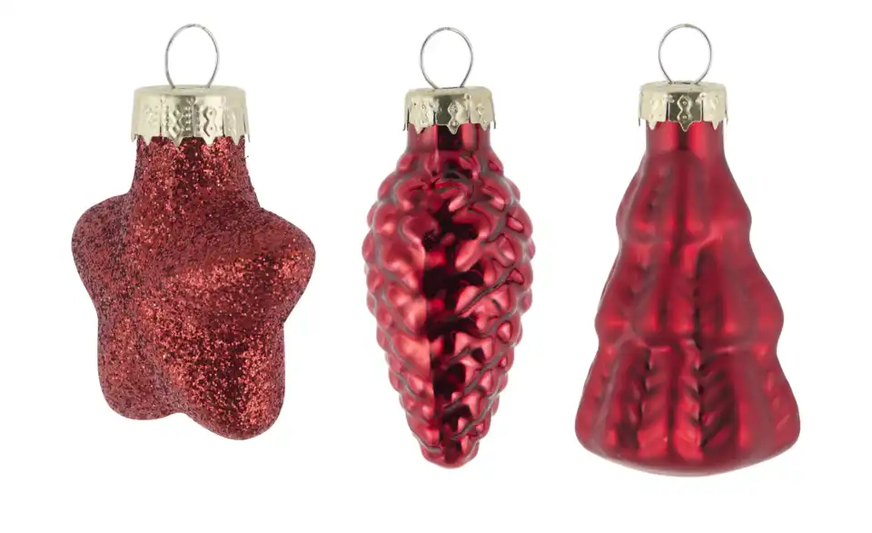 Weihnachtsbaumschmuck, 14er Set, Perspektive
