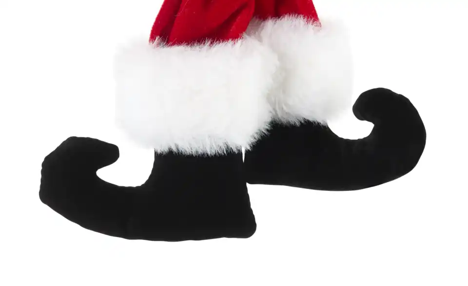 Anhänger Schleife Weihnachtsmann, Detailansicht
