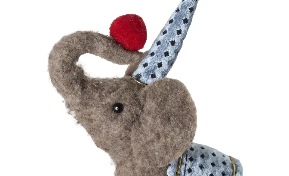 Deko Zirkus Elefant, Detailansicht