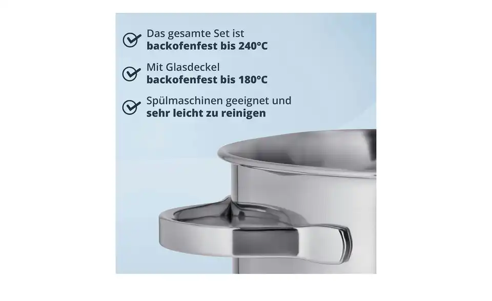 KHG Topfset, 3 teilig, Bild mit Text