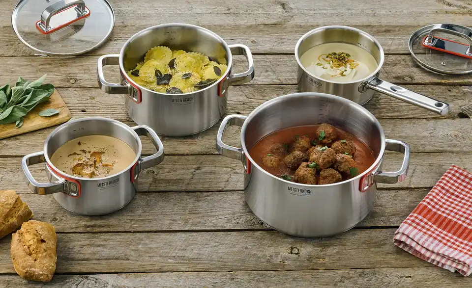 Meisterkoch Topfset JOCUS, in Wohnsituation