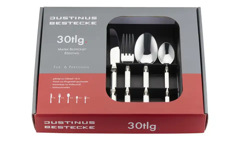 Justinus Besteckset Matrix, in Wohnsituation