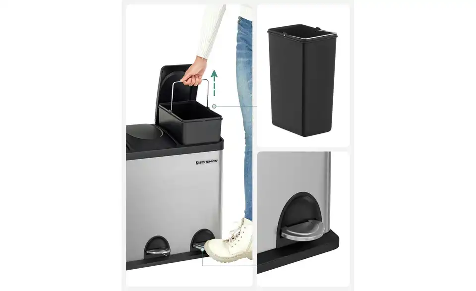 Mülleimer, Detailansicht