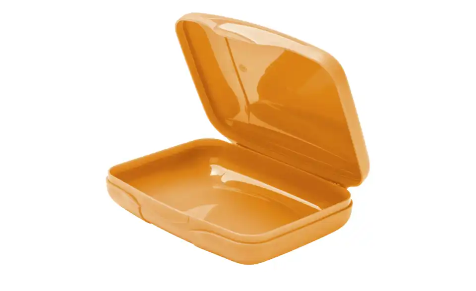 Tupperware Snackbox, Profilansicht
