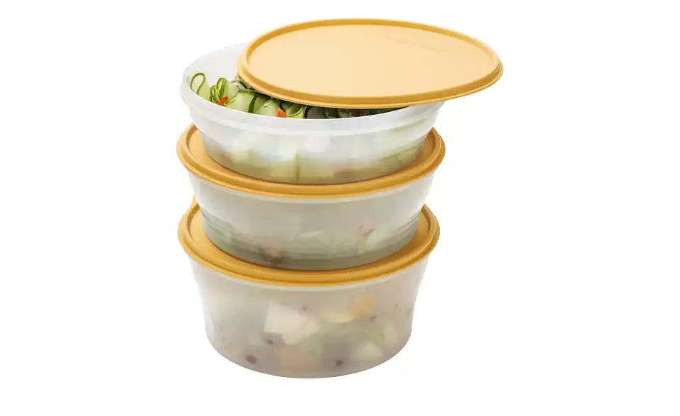Tupperware 3er-Classic-Set Frischhaltedosen, Funktionsansicht