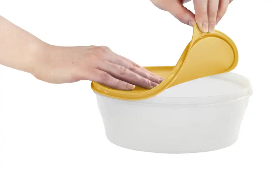 Tupperware 3er-Classic-Set Frischhaltedosen, Funktionsansicht