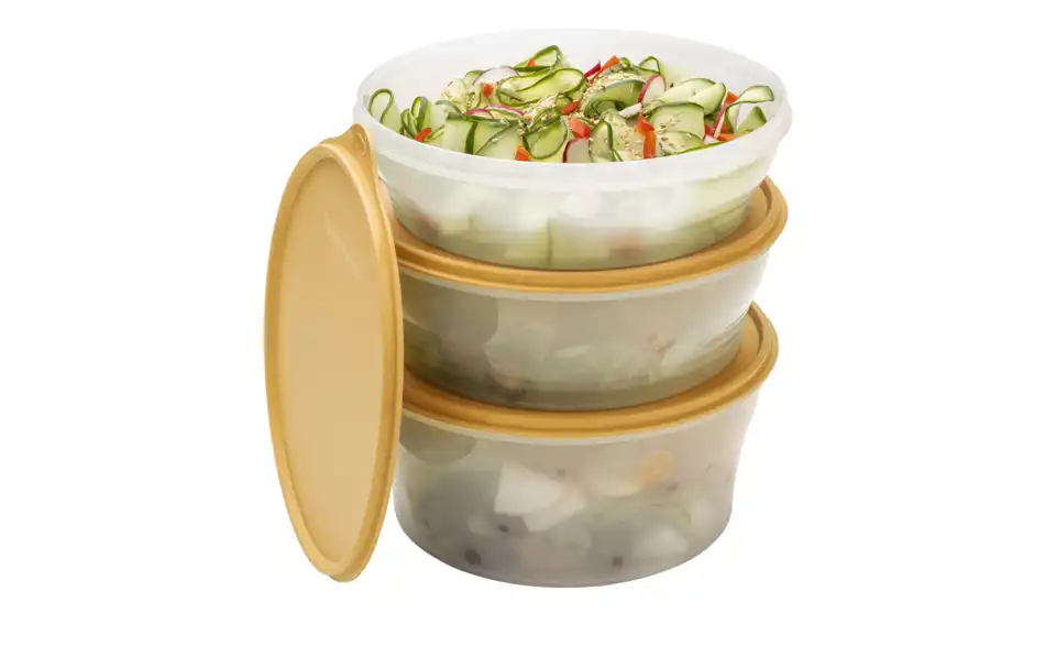 Tupperware 3er-Classic-Set Frischhaltedosen, Funktionsansicht