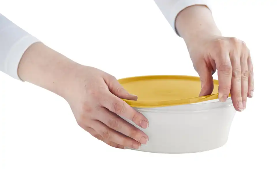 Tupperware 3er-Classic-Set Frischhaltedosen, Funktionsansicht