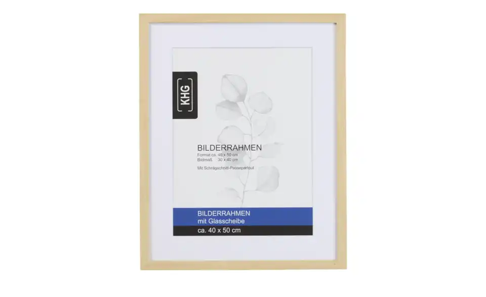 KHG Bilderrahmen, Frontansicht