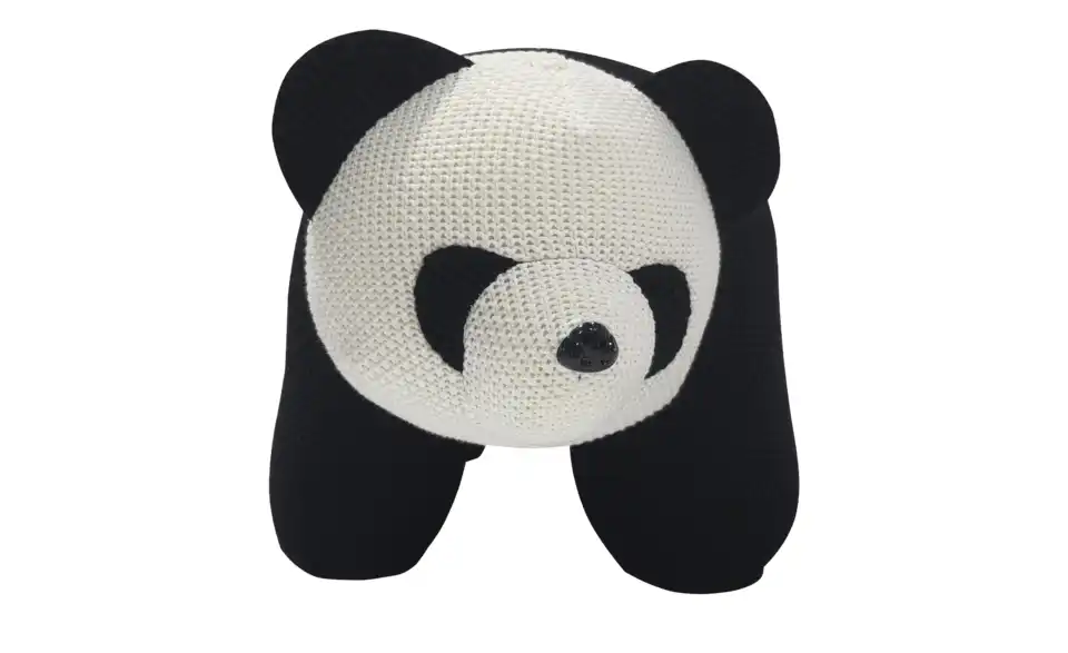 Sitztier Panda, Frontansicht