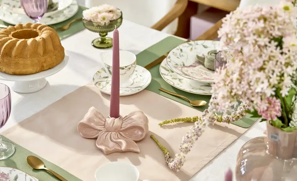 HOME STORY Kerzenständer Schleife, in Wohnsituation