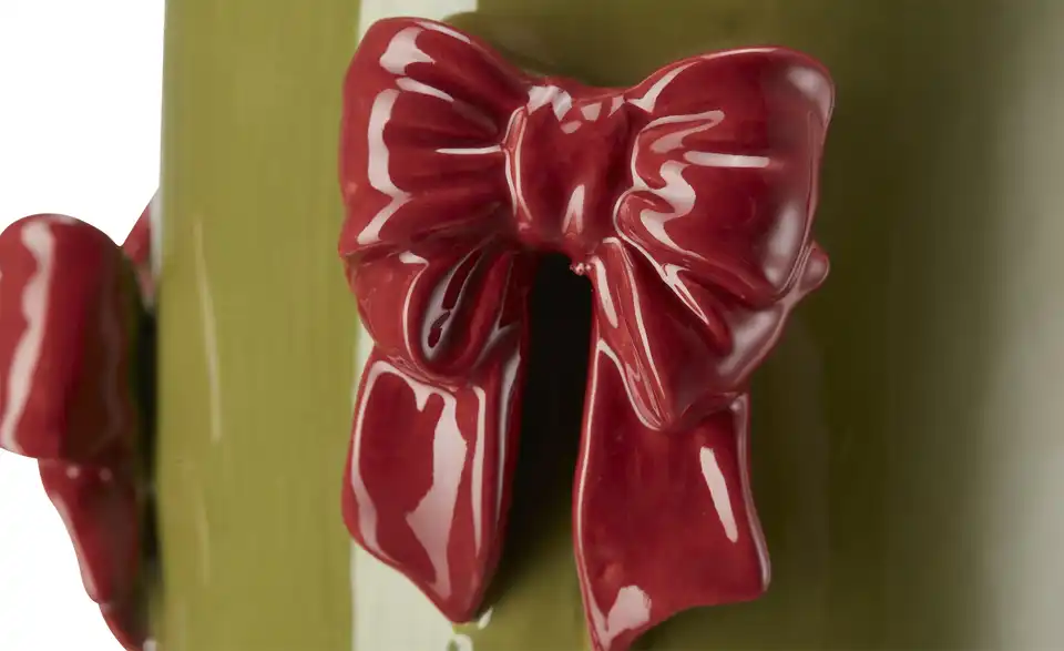 HOME STORY Vase mit 3D Schleifen, Detailansicht