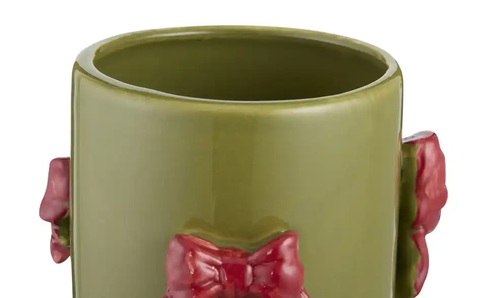 HOME STORY Vase mit 3D Schleifen, Detailansicht