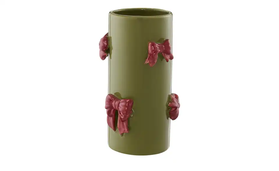 HOME STORY Vase mit 3D Schleifen, Frontansicht