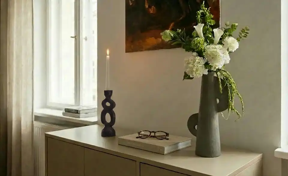 HOME STORY Kerzenhalter, in Wohnsituation