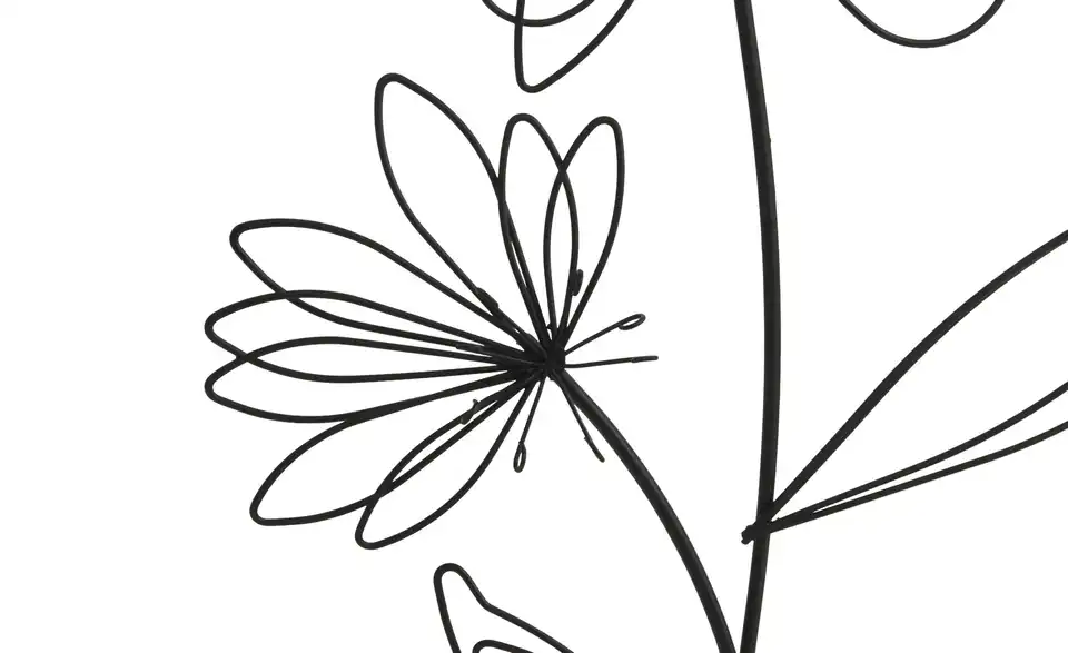 Dekoaufsteller Blume, 2er Set, Detailansicht