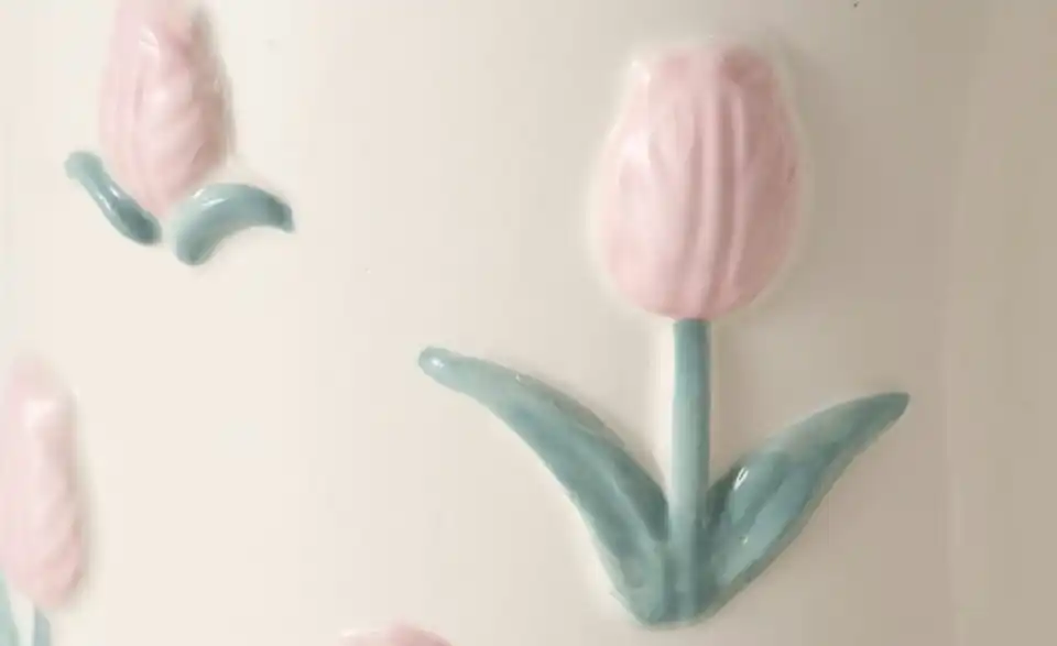 Becher Tulpen, Detailansicht