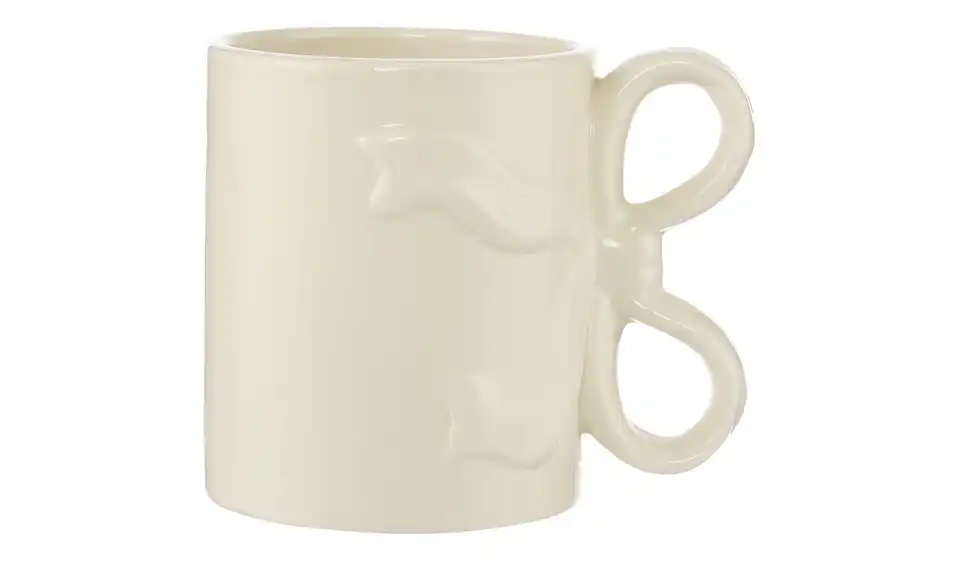 Becher mit Schleife, Frontansicht