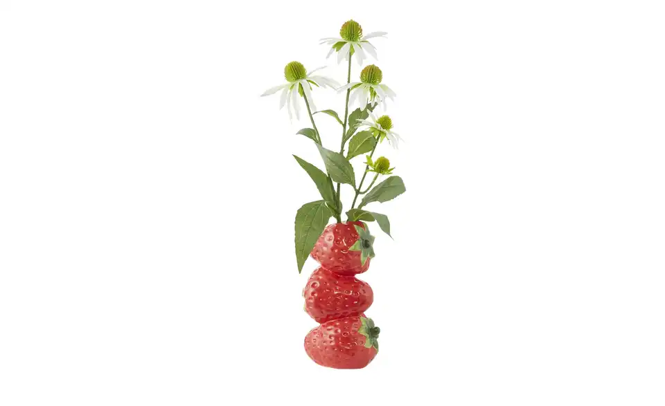 HOME STORY Vase Erdbeeren, in Wohnsituation